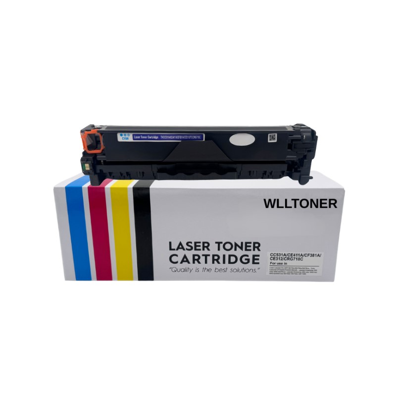 HP CC532A MAVİ (Muadil Toner) 8684232640672